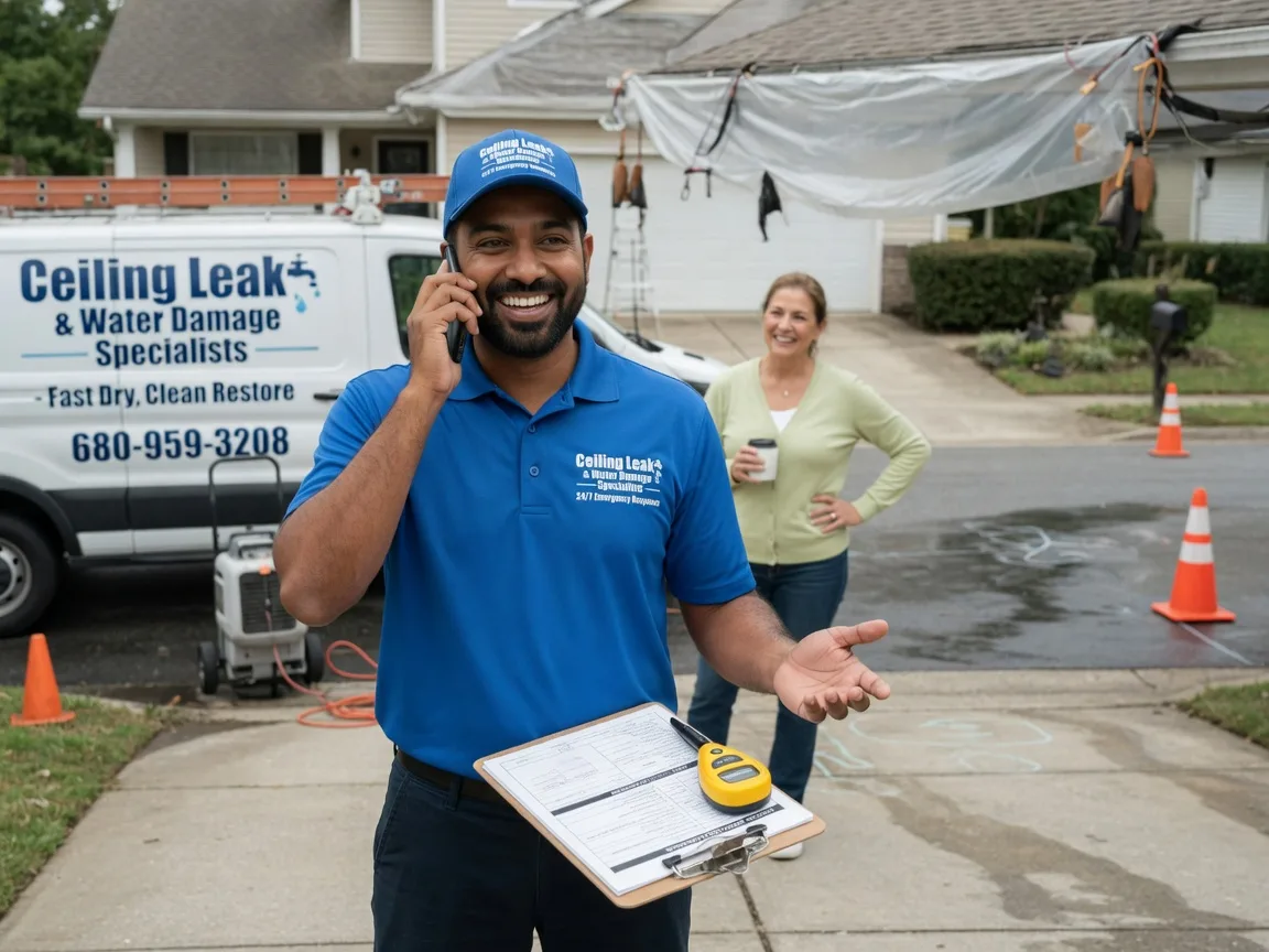Ceiling Leak Cleanup Dupont, IN FAQs